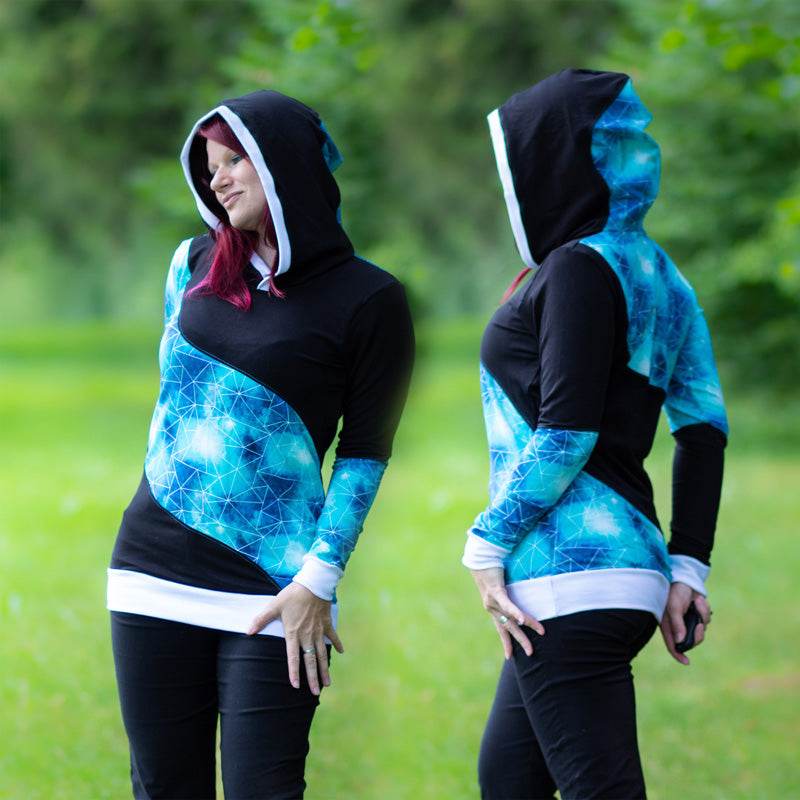 Niela's Cool Curved Hoodie - Schnittmuster in den Größen 32-54 - Sewando