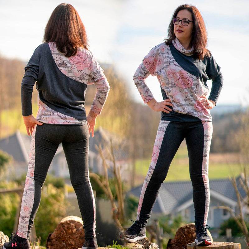 Niela's Skinny Stripes - Schnittmuster Leggings in den Größen 32-54 - Sewando