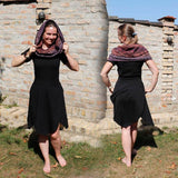 Niela's Umgarnung - Schnittmuster Shirt, Kleid in den Größen 32-54 - Sewando