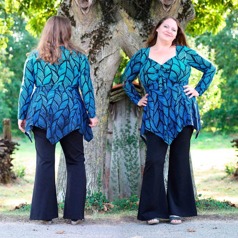 Niela's Mopsknotding - Schnittmuster Shirt, Kleid, Tunika, Größen 32-54 : - Sewando