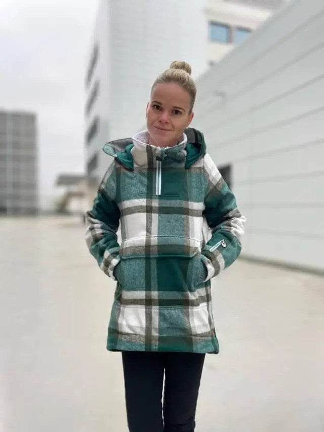 Schnittmuster Windbreaker Vanadinit Gr. A - M DE/EN/FR. BU 76-134cm - Sewando