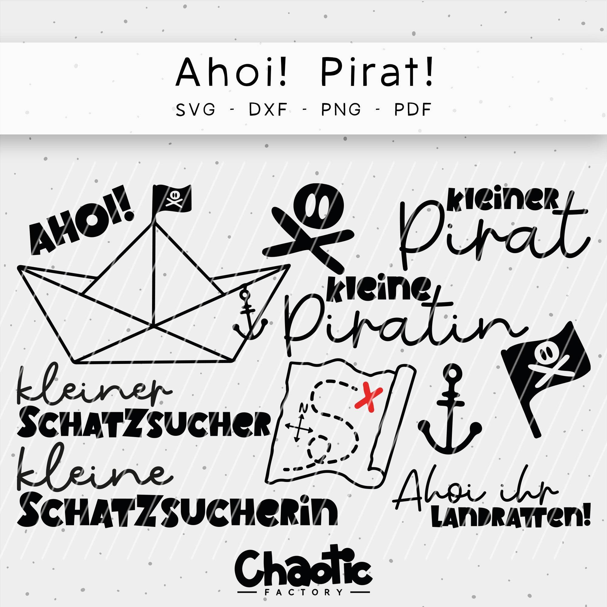 Plotterdatei Ahoi! Pirat! - Sewando