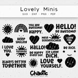 Plotterdatei Lovely Minis - Sewando