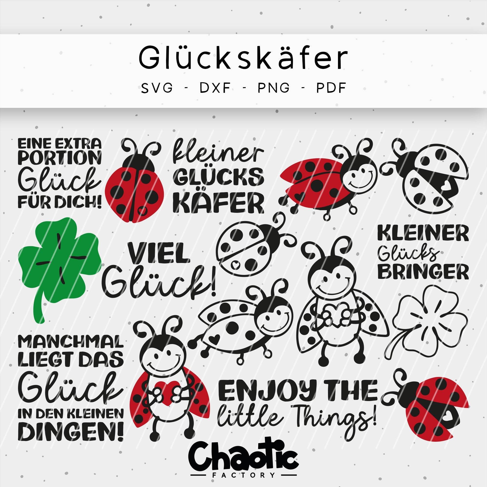 Plotterdatei Glückskäfer - Sewando