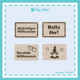 Laserdatei Wichtel Box Zubehör - Sewando