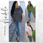 Schnittmuster Poncho ANDALO Gr. XS-XXL : - Sewando