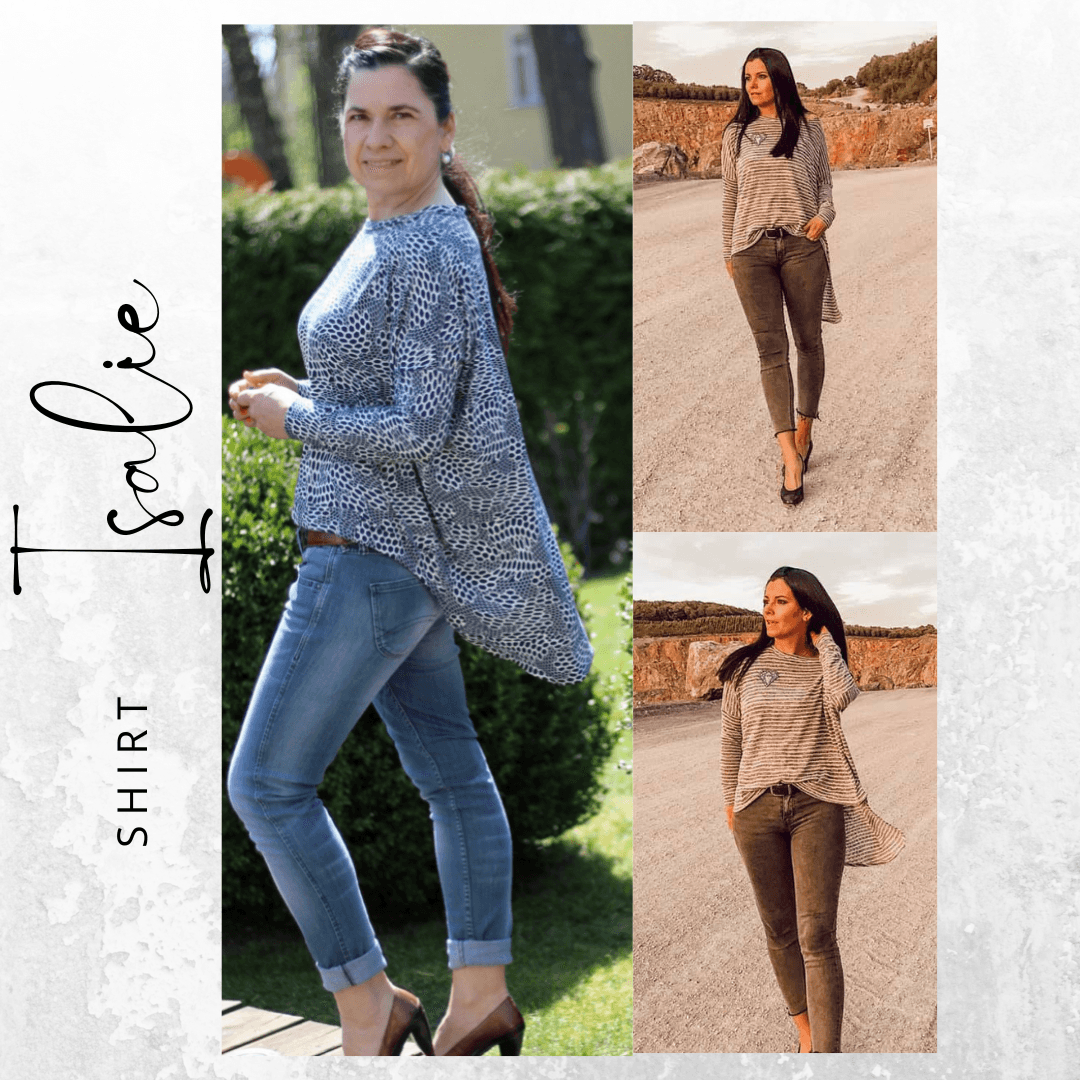 Schnittmuster Shirt ISALIE 34-54 : - Sewando