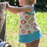 Schnittmuster und Nähanleitung Trägerkleid Lara Gr. 80–164 - Sewando