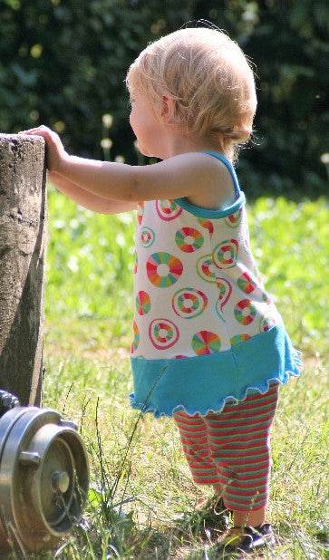 Schnittmuster und Nähanleitung Trägerkleid Lara Gr. 80–164 - Sewando