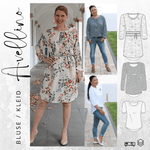 Schnittmuster Bluse/Kleid AVELLINO Gr. 32-54 : - Sewando