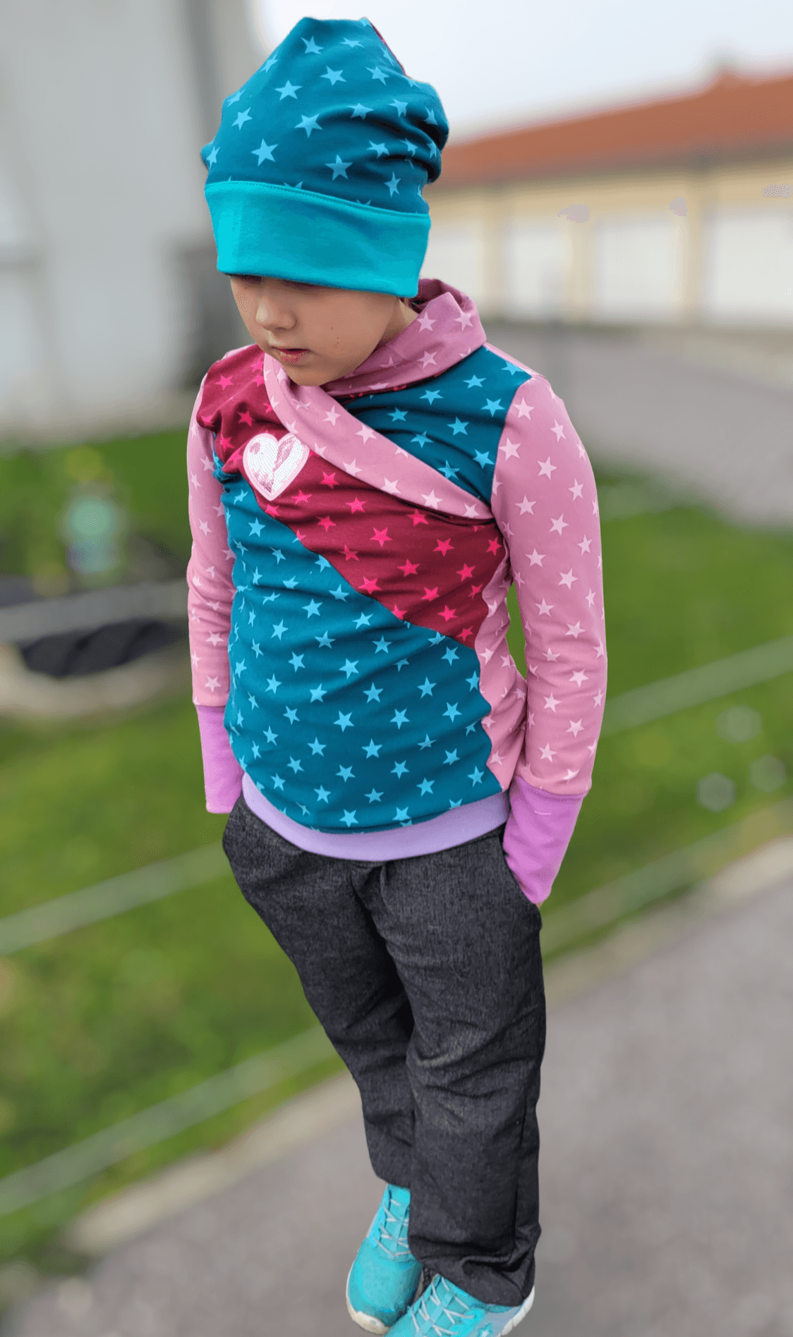 Schnittmuster Winter Add-on für Shirt Fran für Mädchen Gr. 74-164 - Sewando