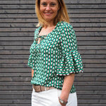 Schnittmuster ALEXANE Bluse, Kleid - für Webware mit Ärmelvariationen Gr. 34-54 - Sewando