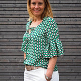 Schnittmuster ALEXANE Bluse, Kleid - für Webware mit Ärmelvariationen Gr. 34-54 - Sewando