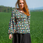 Schnittmuster ALEXANE Bluse, Kleid - für Webware mit Ärmelvariationen Gr. 34-54 - Sewando