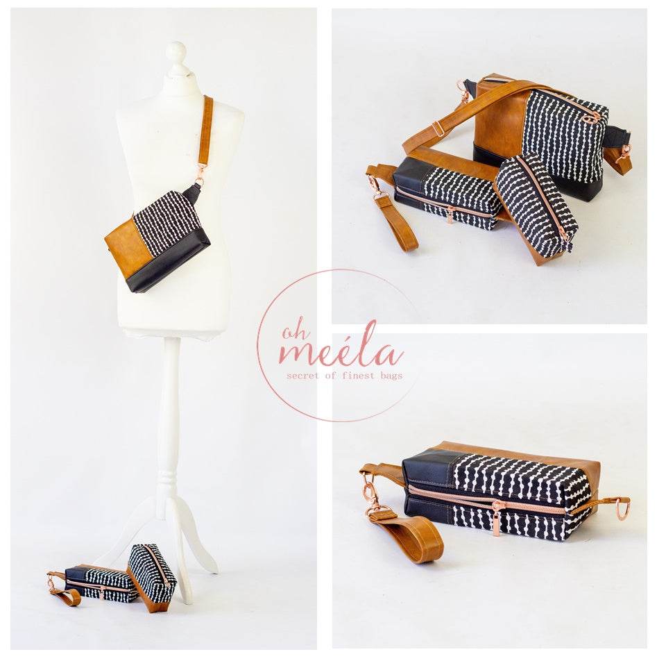 ohBeauti Mini & Midi & Big * Taschen - Schnittmuster - Kombi-eBook * Crossbodybag in 3 Größen - Sewando