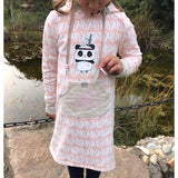 Schnittmuster timtom No.32 Sweatkleid mit Vokuhila-Saum Gr. 86-152 - Sewando