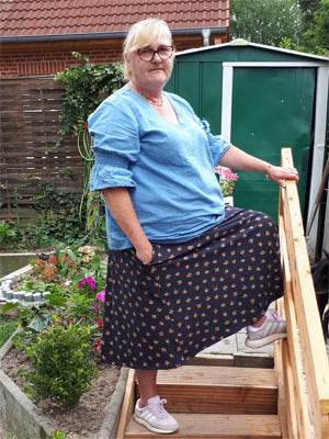 Schnittmuster timtom WOMEN No.2 Maxirock in 6 Weiten und 7 Längen (Gr. 34-56, 1,5m-1,85m Körpergröße) - Sewando