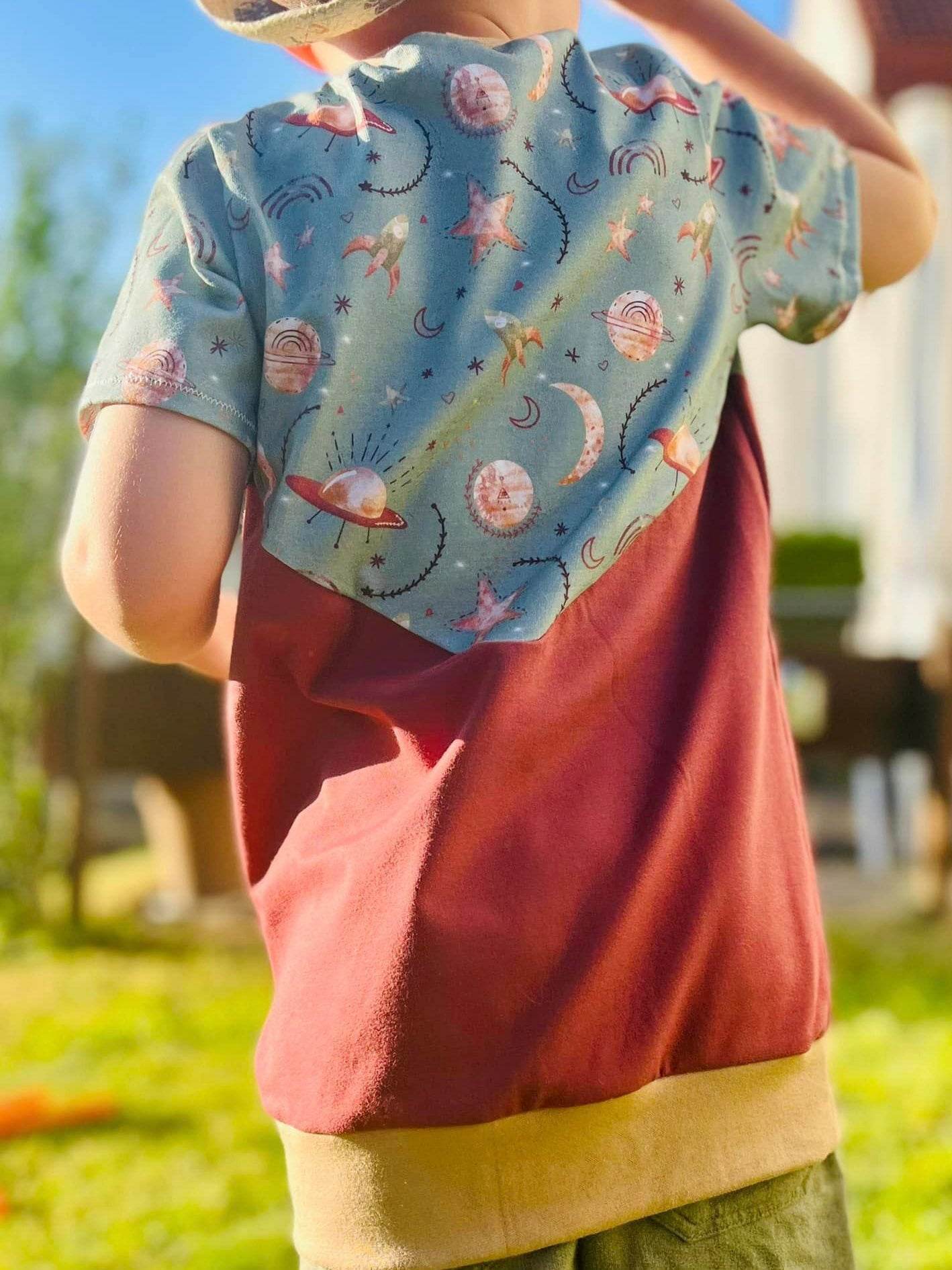 Langweiliges Shirt, Schnittmuster Grösse 50-164 - Sewando