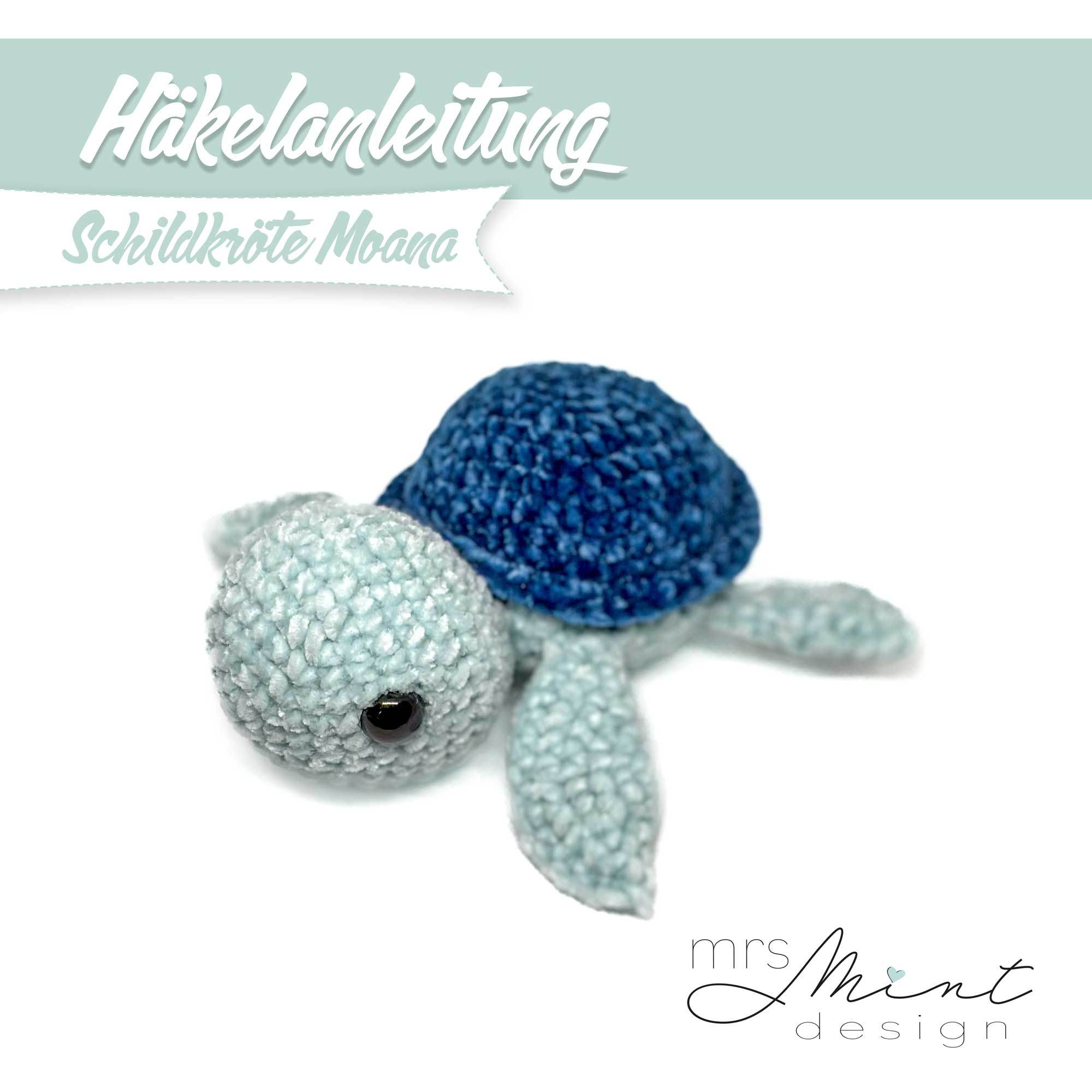 Häkelanleitung Schildkröte Moana - Sewando