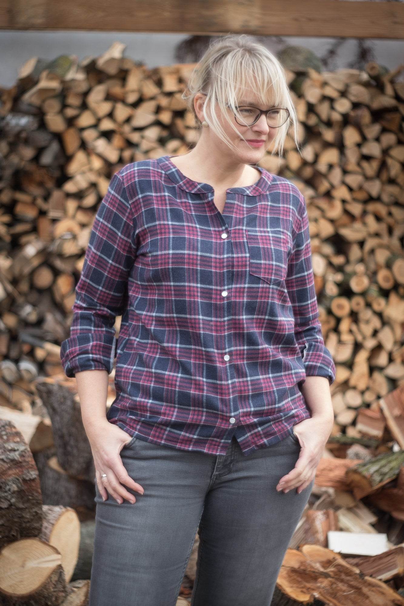 Schnittmuster »LaWoodie Blouse« (32–46) Bluse - Sewando