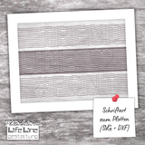 Schriftart TRENDLINE für Plotter svg + dxf - Sewando