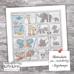 Plotterdatei PUZZLE-MEMORY svg + dxf + Druckvorlage - Sewando