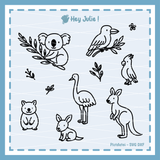 Plotter- Laserdatei Australiens Tiere - Sewando