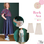 Set Evi Bluse & Ava Rock –Sommerliebe- Gr.34 - 52 - Schnittmuster & Nähanleitungen - Sewando