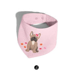 Bügelbild-Design – französische Bulldogge mit Blumen - Sewando