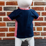 Schnittmuster Lia – Babyshirt mit Teilung & Knopfleiste aus Jersey Gr. 56-98 - Sewando