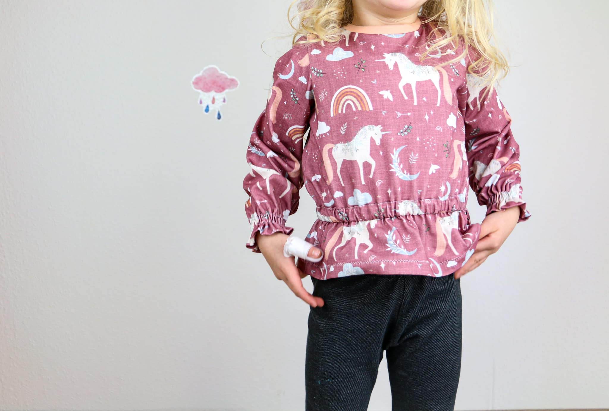 Schnittmuster Wildblume – Oberteil, Tunika oder Kleid | PDF-Download | Größen 86-134 - Sewando