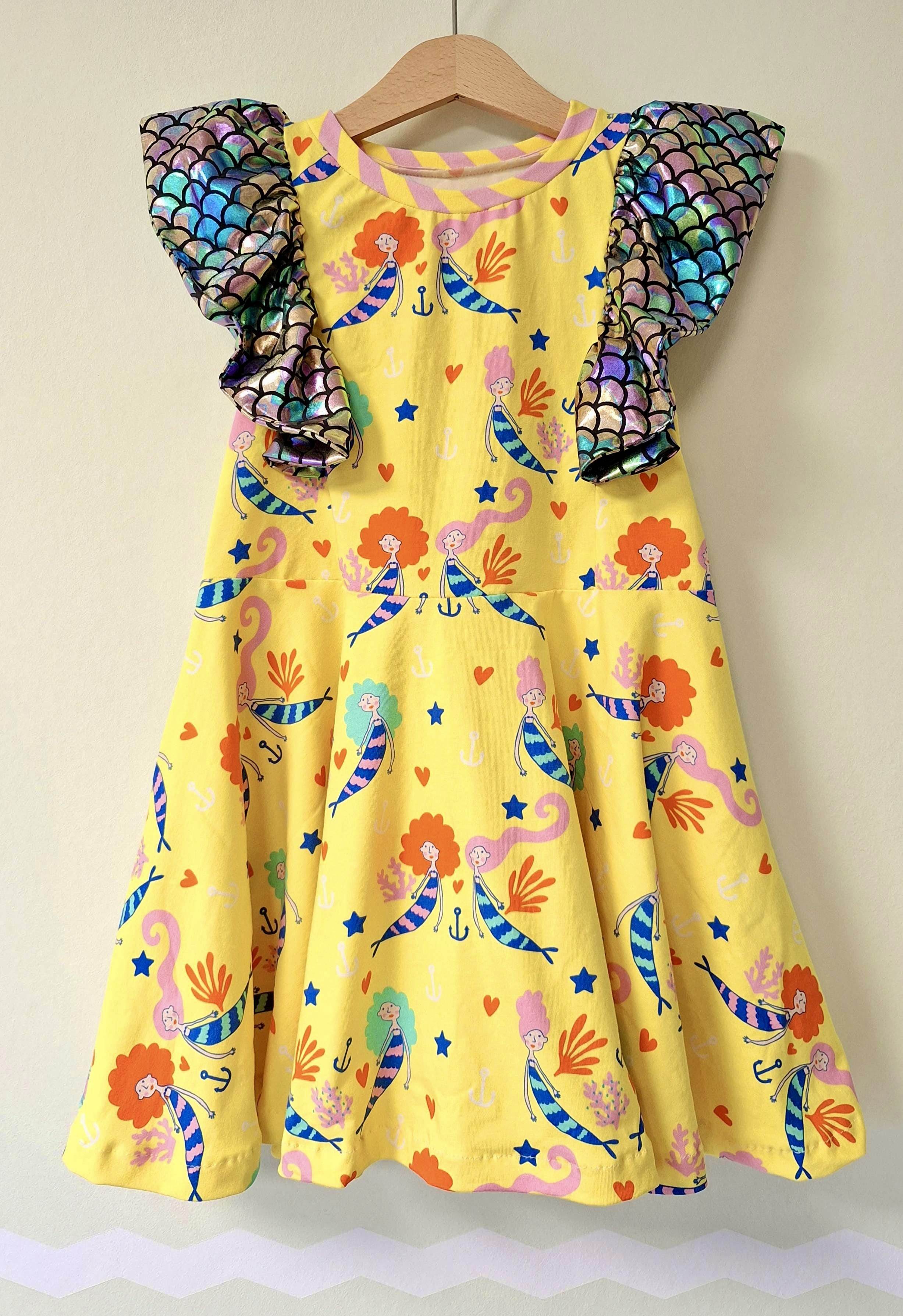 Schnittmuster Mathilda – Rüschenkleid für Mädchen Gr. 98–134 inkl. Anleitung - Sewando