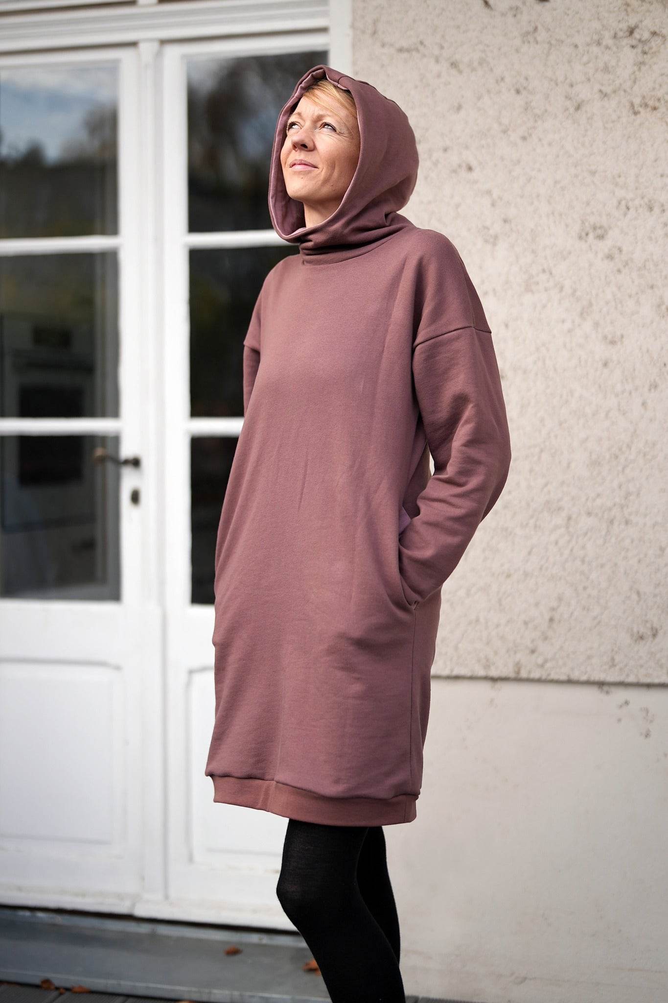 Schnittmuster Hoodie Hoodiekleid Lys Gr. 32-50 - Sewando