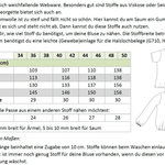 Schnittmuster Becky – Lockere Bluse mit Passe & Brustabnähern Gr. 34-50 / BU 80-116 - Sewando