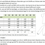 Schnittmuster Becky – Lockere Bluse mit Passe & Brustabnähern Gr. 34-50 / BU 80-116 - Sewando