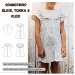Schnittmuster Sommerwind – Bluse, Tunika oder Kleid | PDF-Download | Größen 86-134 - Sewando