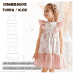 Schnittmuster Sommersonne – Tunika oder Kleid Größen 86-140 : - Sewando