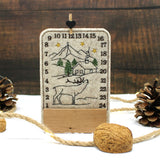 Stickdatei ITH Tischadventskalender Berge Adventskalender Bergliebe