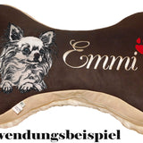 Stickdatei Applikation Chihuahua "Betty"- realistisch - FÜR HELLE & DUNKLE STOFFE