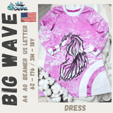 Schnittmuster / Sewing Pattern *Big Wave Dress* Size 62-176 / 3m - 18 Years - Sewando
