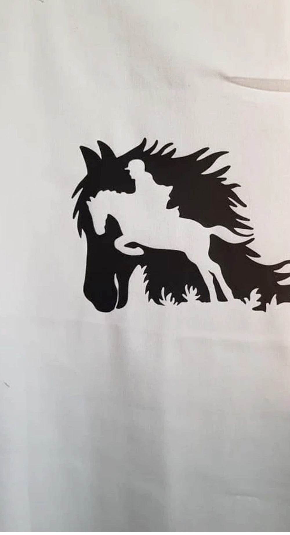 HorseLove Reiten Pferd Pferde Shadow SCHATTENSPRINGER Plotterdatei - Sewando