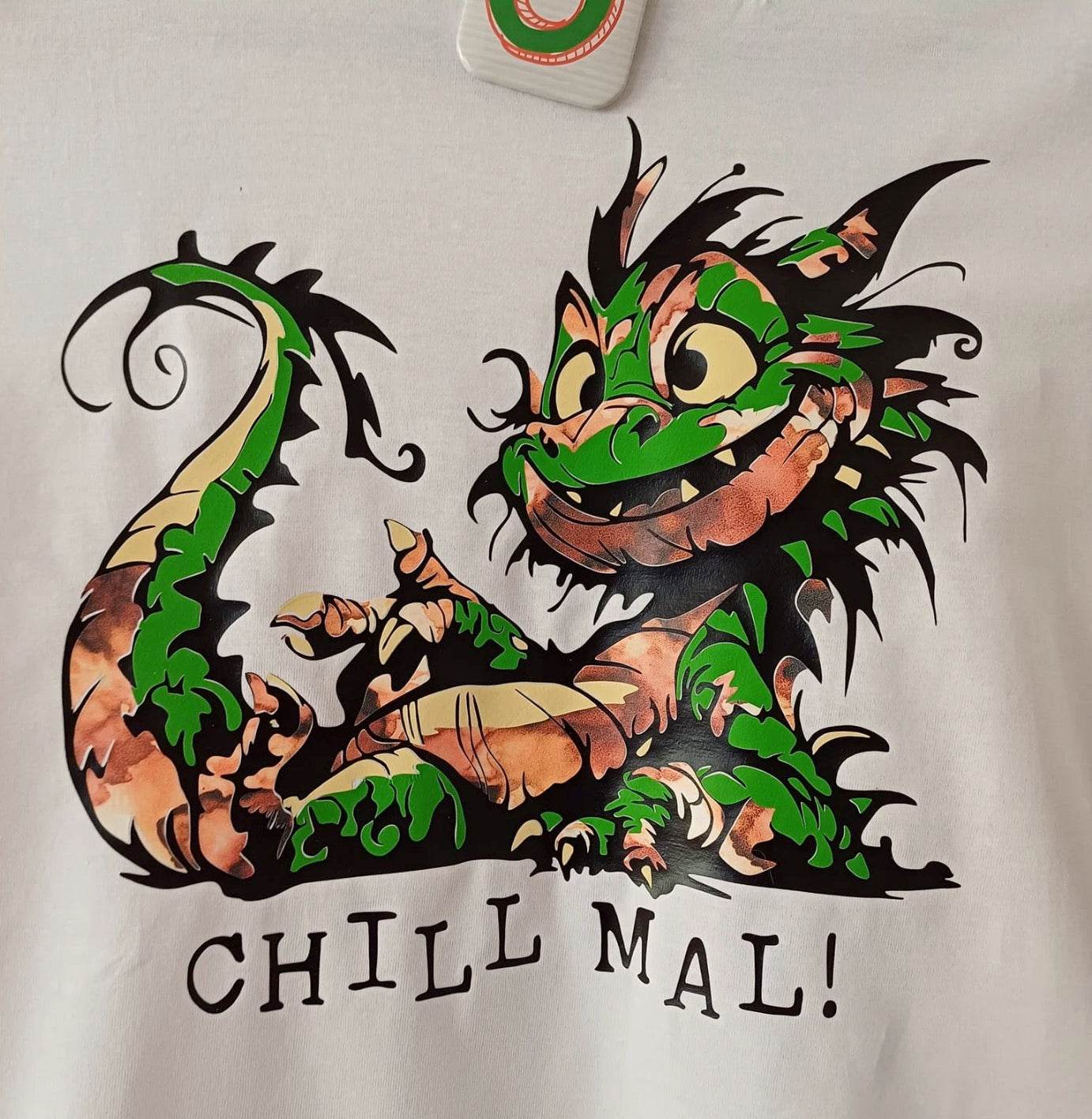 CHILL DRACHE der verrückte Drache mit vielen Sprüchen, Plotter und Laser-Datei als SVG und DXF - Sewando