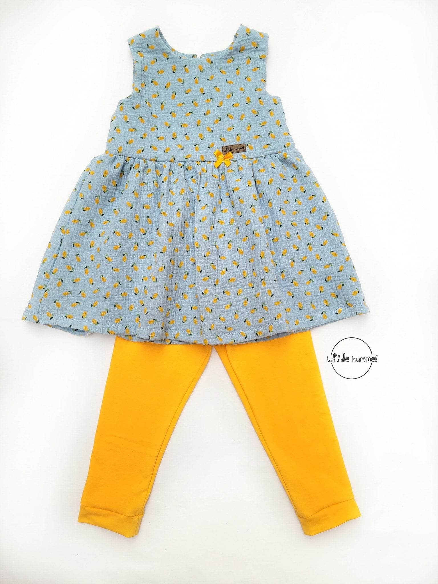 Schnittmuster Mädchenkleid Lilje Gr. 56-164 - Sewando