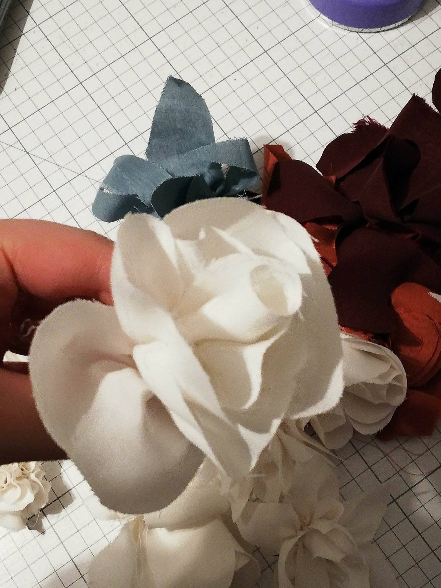 Stoffblüten #sewbeautiful - Sewando
