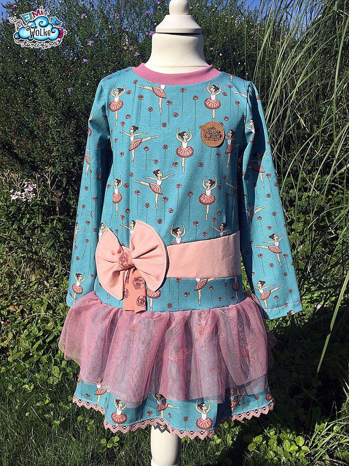 Happy Bow Größen 74 - 140 Tunika + Kleid Schnittmuster - Sewando