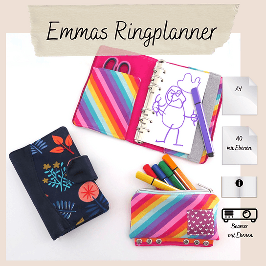 Schnittmuster Emmas Ringplaner - Sewando