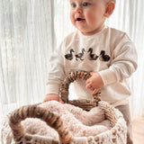 schwarze Schwanenbabys Bügelbilder "Jedida"