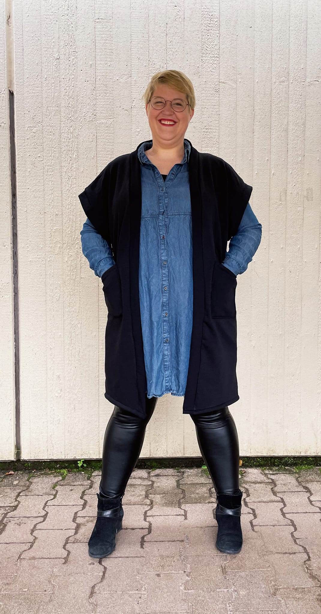 Schnittmuster Weste Cardigan Aske Gr. 32-56 - Sewando