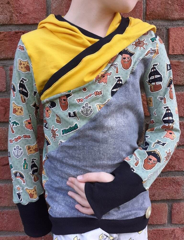 Schnittmuster Winter Add-on für Shirt Fran für Jungen Gr. 74-164 - Sewando