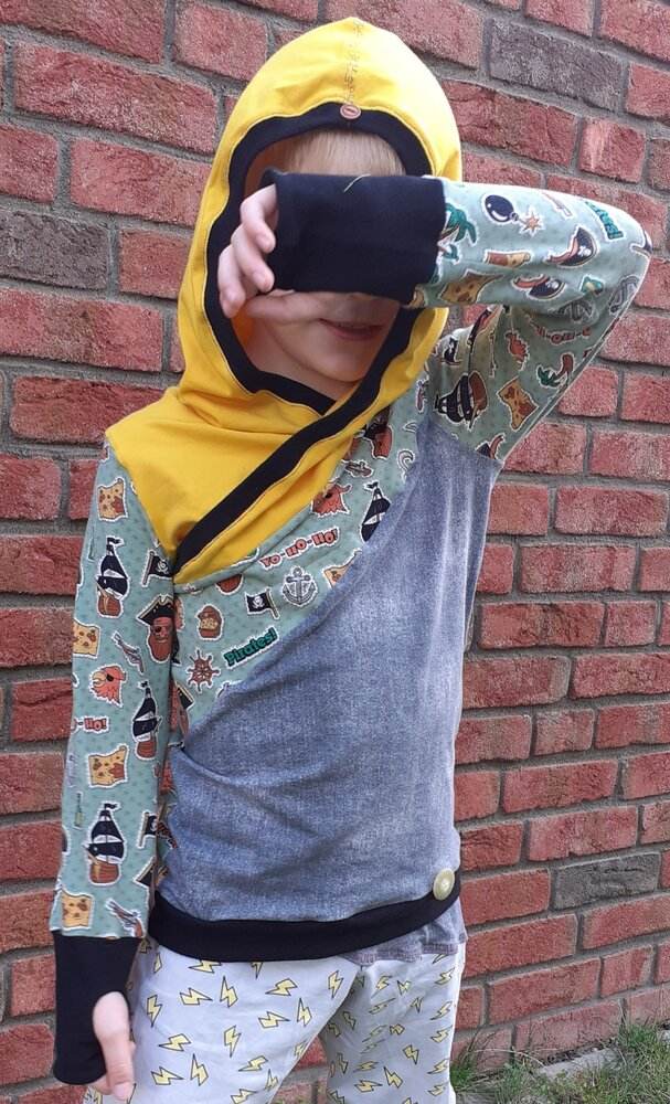 Schnittmuster Winter Add-on für Shirt Fran für Jungen Gr. 74-164 - Sewando